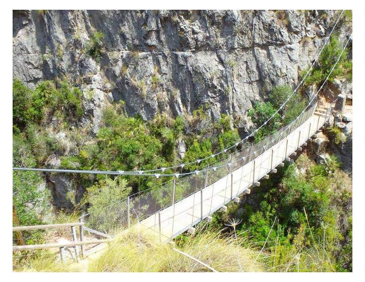 Puente colgante de Chulilla