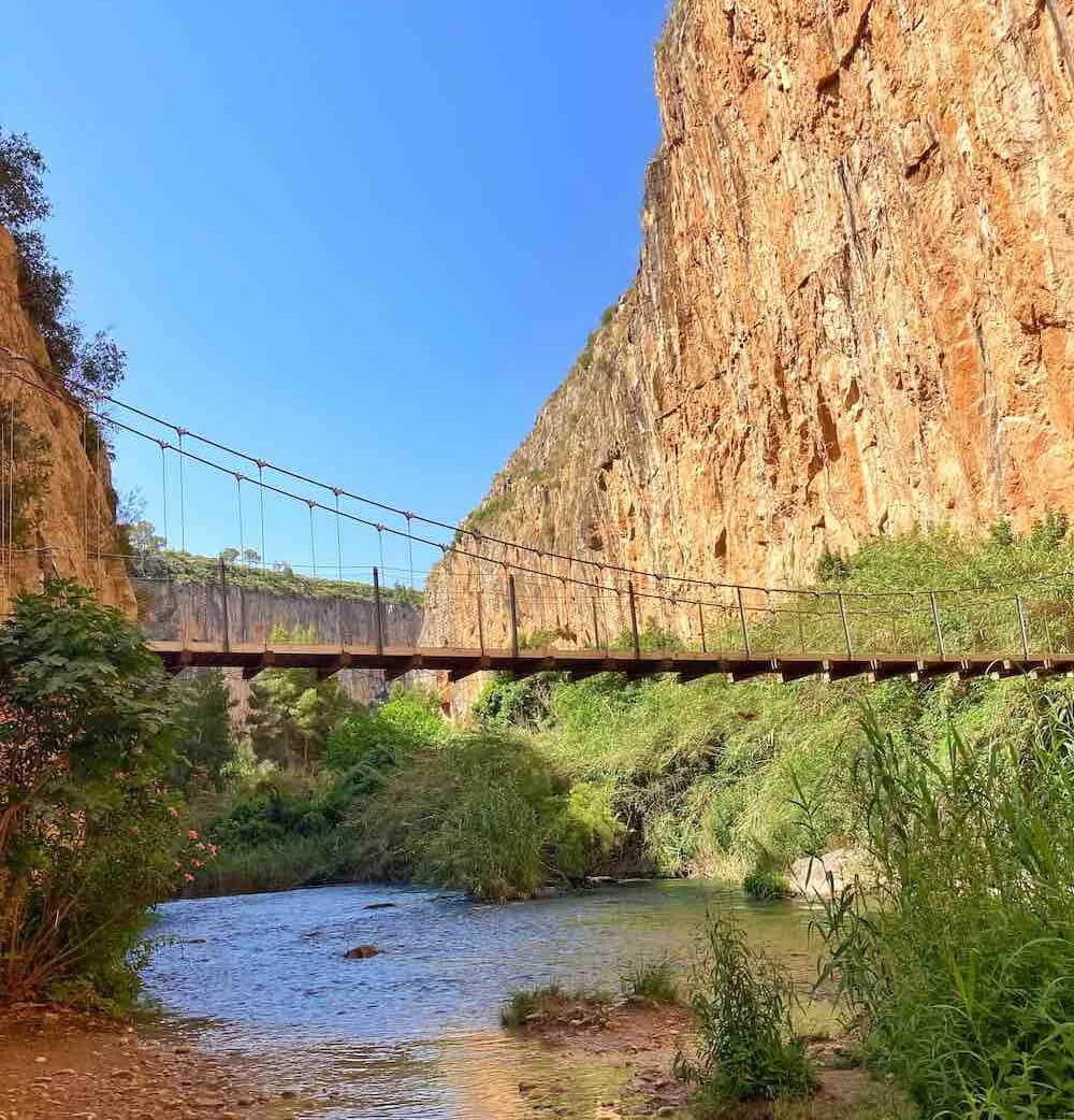 zweite Hängebrücke von Chulilla
